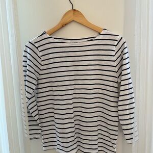 J. Crew Women's Long Sleeve Striped Shirt